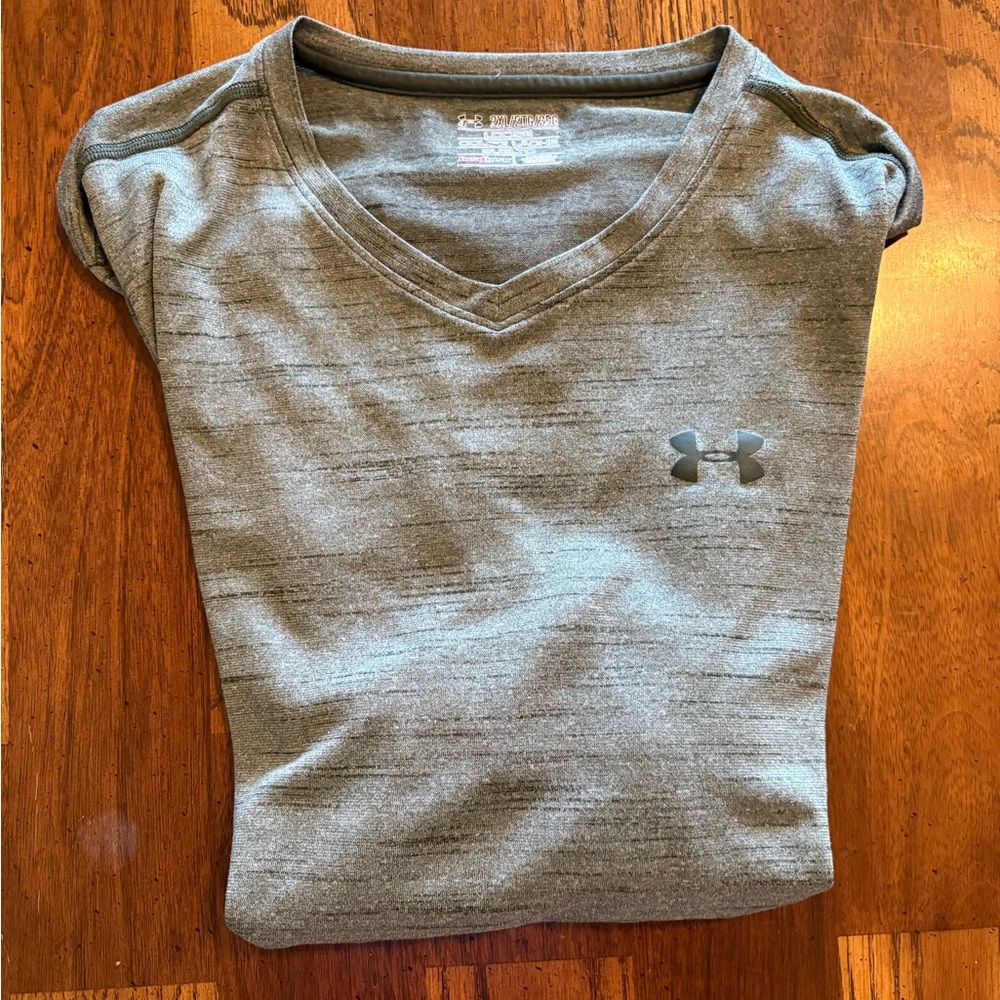 Under Armour Charcoal HeatGear Tee